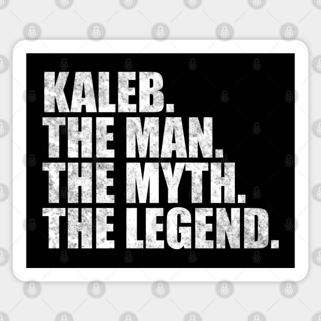 Kaleb Legend Kaleb Name Kaleb given name Sticker by TeeLogic